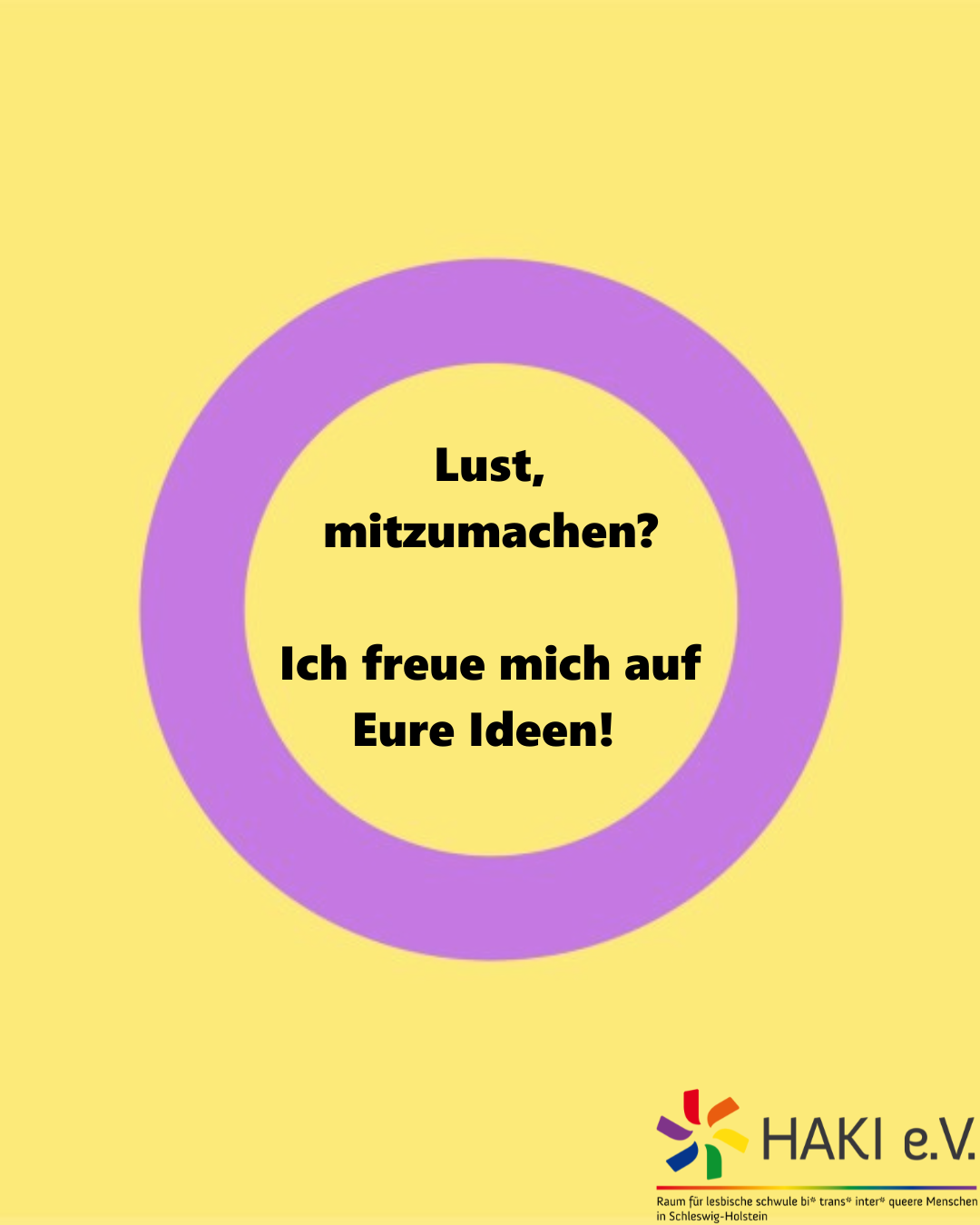 Lust, mitzumachen? Ich freue mich auf Eure Ideen!